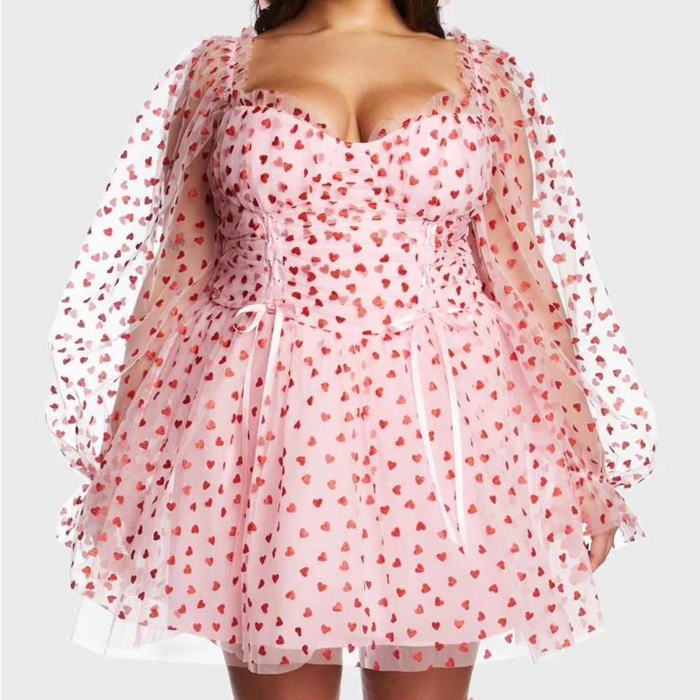 Dollskill heart dress plus size